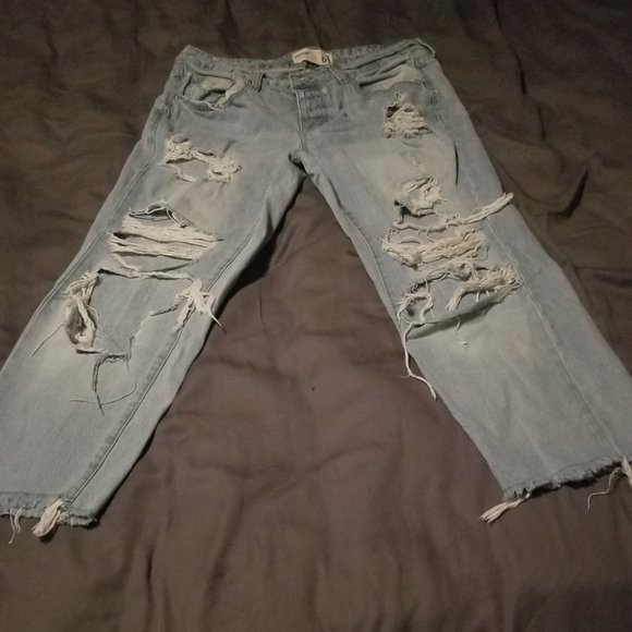 Ankle Capri style Boyfriend Jeans - Picture 4 of 4